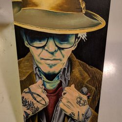Shipwrecked Ink Studio - Oil portrait of Thom De Vita on wood panel by Matthew