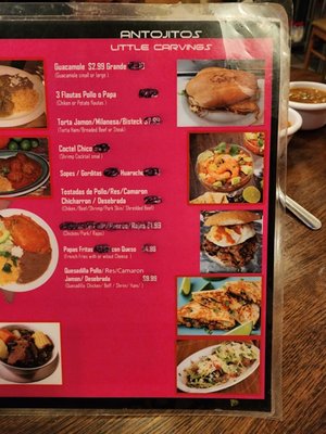 Menu photo 2 Cactus Mexican Cuisine Dallas, TX Menu photo 2 Cactus Mexican Cuisine Dallas, TX