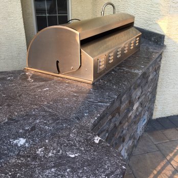 Rome Granite Kitchen and Bath Designs - Behind grill. - Kitchen & Bath Near Me - Allentown, Pennsylvania