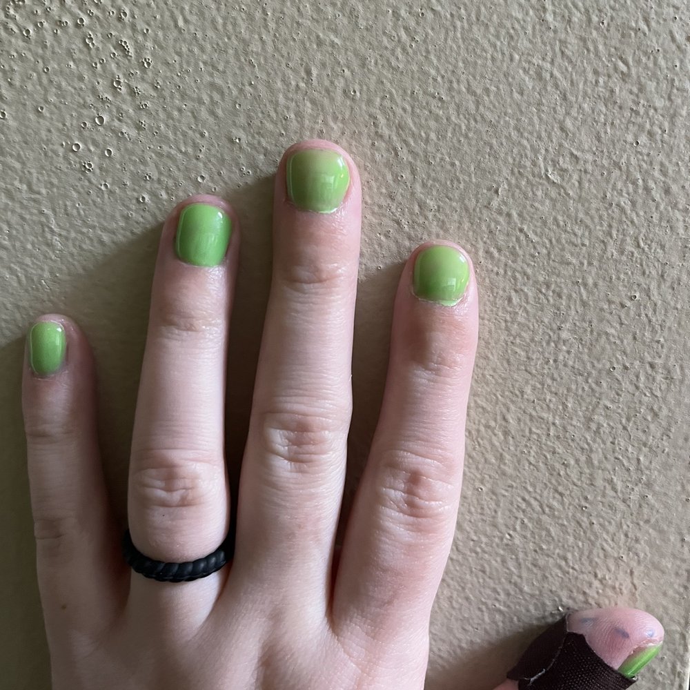 Finger color/somewhat inconsistent (bandaid on cut) Finger color/somewhat inconsistent (bandaid on cut)