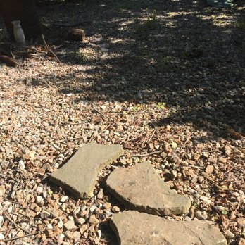 Less Junk Removal + Landscaping - Before picture of path - Junk Removal & Hauling Near Me