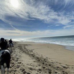 Riding on the beach! Riding on the beach!