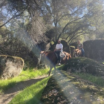 Boarding On The Lake - Riding through the rock with a face - Horseback Riding Near Me - Granite Bay, California