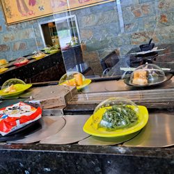Hawaii Pot Shabu Shabu House - Conveyor belt selection.