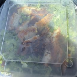 Crispy sad looking Crispy Chicken Salad