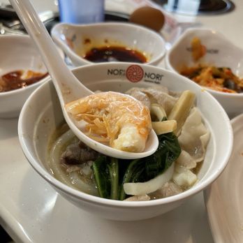 Sorry Umma - What a great photo of the spoon and the cooked shrimp. Udon noodles and cooked bok choy among the cooked items. - Korean Near Me - Westminster, Colorado Sorry Umma - What a great photo of the spoon and the cooked shrimp. Udon noodles and cooked bok choy among the cooked items. - Korean Near Me - Westminster, Colorado