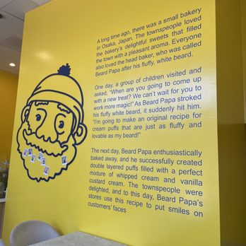 Beard Papa's - Wall - Desserts Near Me - Rancho Cucamonga, California
