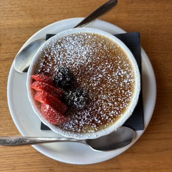 Clearwater Restaurant - cinnamon toast crème brûlée - New American Near Me - Newport, Oregon