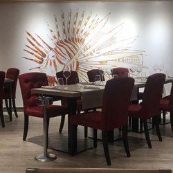 Bout du Monde Pornic - Intérieur du Restaurant + logo sympa du Restaurant