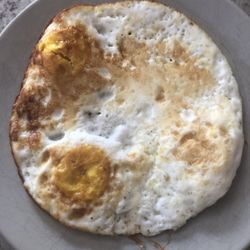 Sunset Grill - Burnt hard disgusting eggs