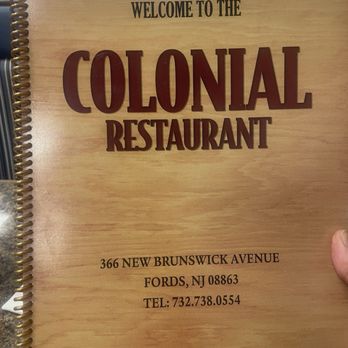 Colonial Restaurant - Diners Near Me - Fords, New Jersey