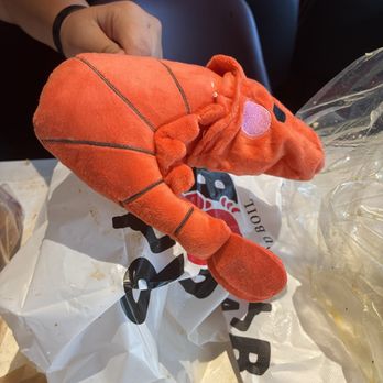 Grab A Crab - Won a prize in the claw machine - Seafood Near Me - Baldwin Park, California