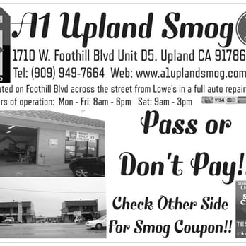 A1 Upland Smog and Registration - Smog Check Stations Near Me - Upland, California A1 Upland Smog and Registration - Smog Check Stations Near Me - Upland, California