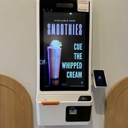 Bober Tea & Coffee - Ordering kiosk