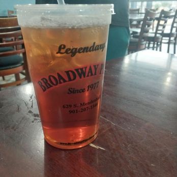 Broadway Pizza - Sweet tea - Pizza Near Me - Memphis, Tennessee