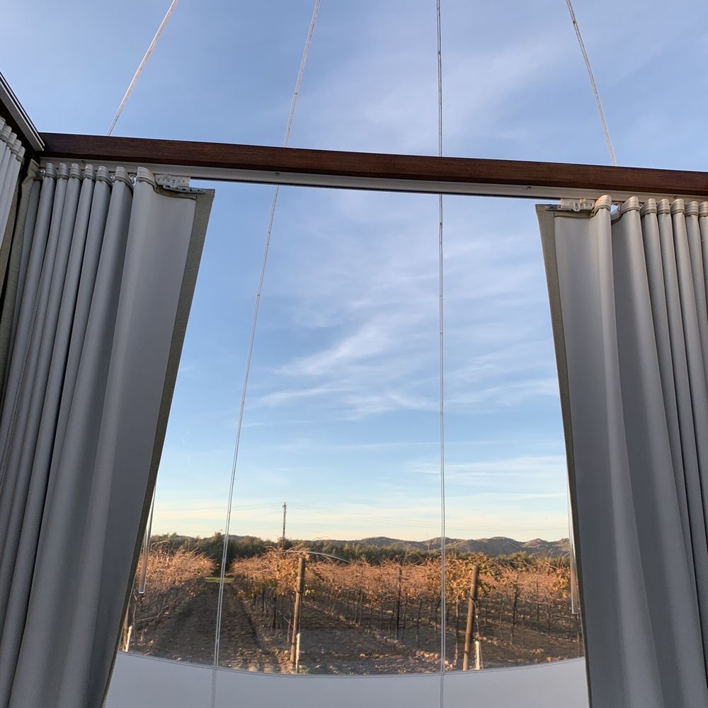 Campera - View from inside bubble (AM) - Hotels Near Me - Ensenada, BCN