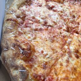 Cheese pizza done perfectly
