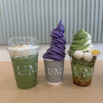 Urban Matcha - Banana pudding matcha, ube soft serve, and matcha vanilla swirl parfait - yum! - Desserts Near Me - Castro Valley, California Urban Matcha - Banana pudding matcha, ube soft serve, and matcha vanilla swirl parfait - yum! - Desserts Near Me - Castro Valley, California