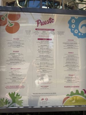 Menu photo 6 Puesto Anaheim Anaheim, CA