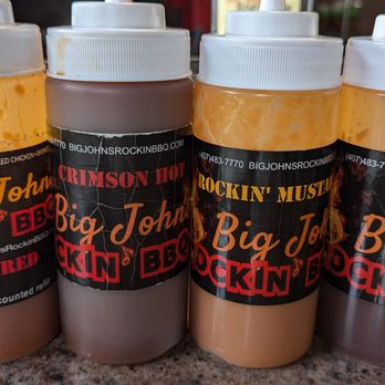 Big John's Rockin BBQ - Sauce options - Barbeque Near Me - Kissimmee, Florida