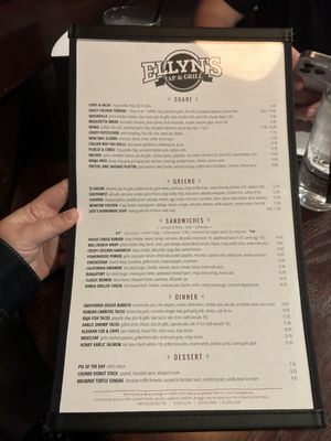 Menu photo 1 Ellyn's Tap & Grill Glen Ellyn, IL Menu photo 1 Ellyn's Tap & Grill Glen Ellyn, IL