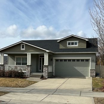 Perrenoud Roofing - This new Liberty Lake roof we installed is looking beautiful in this weather! - Roofing Near Me - Spokane, Washington