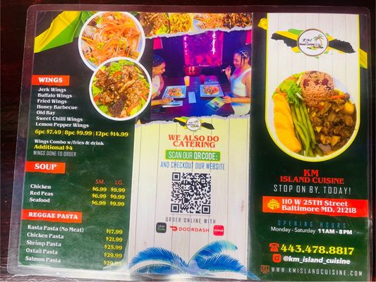 Menu photo 2 KM Island Cuisine Baltimore, MD Menu photo 2 KM Island Cuisine Baltimore, MD