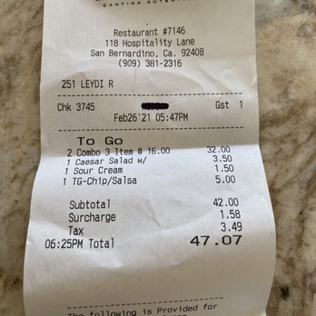 El Torito - Extra fee for side of pico and chips and salsa - Mexican Near Me - San Bernardino, California El Torito - Extra fee for side of pico and chips and salsa - Mexican Near Me - San Bernardino, California