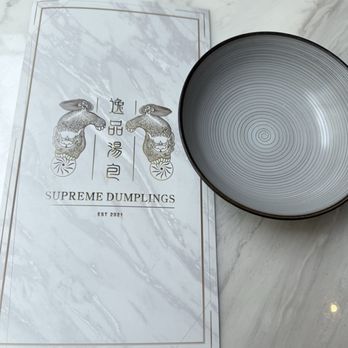 Supreme Dumplings - Place setting - Shanghainese Near Me - Honolulu, Hawaii