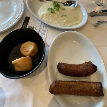 Fogo De Chao - Sides: cheese popovers, Mashed Potatoes, plantains - Brazilian Near Me - Bellevue, Washington Fogo De Chao - Sides: cheese popovers, Mashed Potatoes, plantains - Brazilian Near Me - Bellevue, Washington