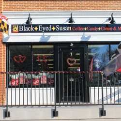Black Eyed Susan Coffee Candy Cream & More - Store front in Historic Glyndon Maryland. Stop by for Maryland's best coffee, candy, cream and more!