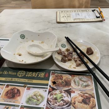 Tim Ho Wan - All of the plates were very small - Dim Sum Near Me - Irvine, California