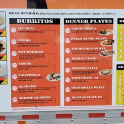 Don Chico Taqueria 2 - Menu