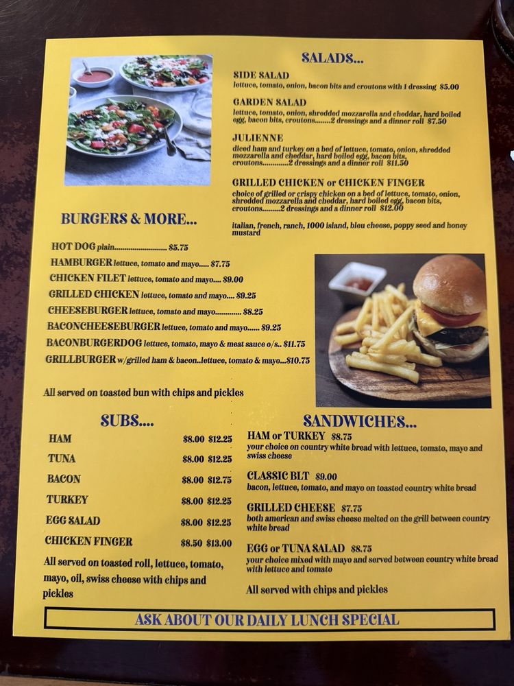 Food from Wadsworth's Grill
