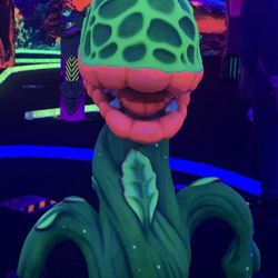 Space Adventure Blacklight Mini Golf