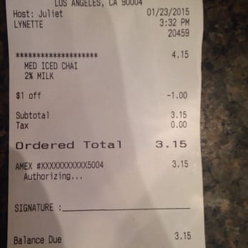 Peet's Coffee - Thanks Yelp check in for the $1 off! - Coffee & Tea Near Me - Los Angeles, California