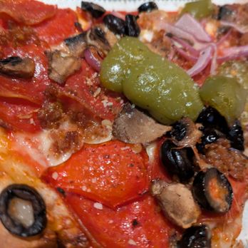 Best Pizza & Brew Chandler - "The works" slice - Pizza Near Me - Chandler, Arizona Best Pizza & Brew Chandler - "The works" slice - Pizza Near Me - Chandler, Arizona