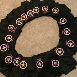 Embroidered chapter polo shirts