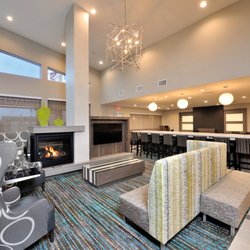 Residence Inn by Marriott Houston Tomball - Spacious Lobby with Fireplace