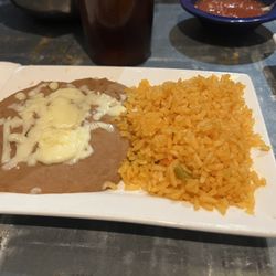 Fiesta Del Rio - El 54. Tacos Al Pastor (rice and beans)