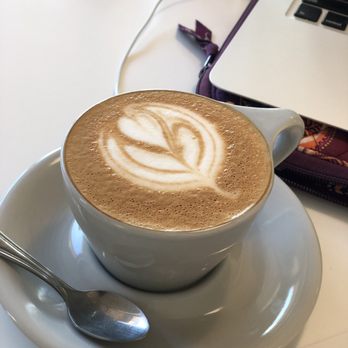 The Yellow Cup - Flat white with oat milk - Coffee & Tea Near Me - Houston, Texas The Yellow Cup - Flat white with oat milk - Coffee & Tea Near Me - Houston, Texas