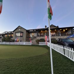 Sharon Heights Golf & Country Club - Clubhouse from practice green