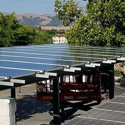 New solar panels upgrade resulting in net zero electricity consumption at this facility.