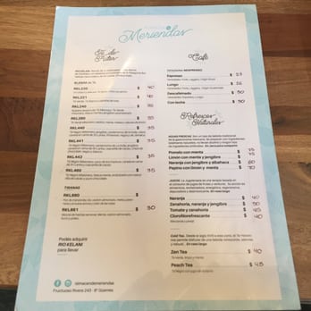Almacén de Meriendas - Carta - Tea Rooms Near Me - Córdoba, X Almacén de Meriendas - Carta - Tea Rooms Near Me - Córdoba, X