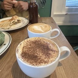 Latte and flat white Latte and flat white