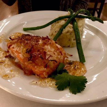 Chateau Bistro Steakhouse & Lounge - Coconut orange salmon - French Near Me - Emory, Texas
