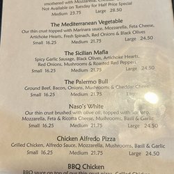 Naso's Marion - Menu 9/2024