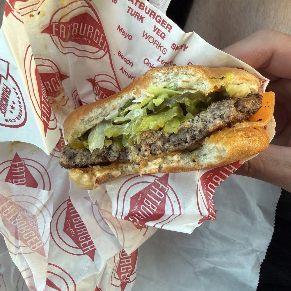 Fatburger & Buffalo's Express - Original (1/3 lb.) Fatburger with cheddar - Fast Food Near Me - Dallas, Texas Fatburger & Buffalo's Express - Original (1/3 lb.) Fatburger with cheddar - Fast Food Near Me - Dallas, Texas