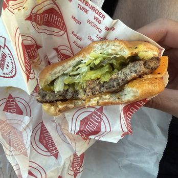 Fatburger & Buffalo's Express - Original (1/3 lb.) Fatburger with cheddar - Fast Food Near Me - Dallas, Texas Fatburger & Buffalo's Express - Original (1/3 lb.) Fatburger with cheddar - Fast Food Near Me - Dallas, Texas