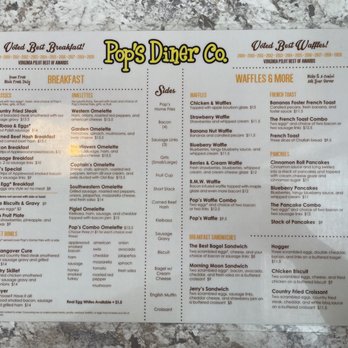 Pop's Diner - Breakfast Menu - Diners Near Me - Virginia Beach, Virginia Pop's Diner - Breakfast Menu - Diners Near Me - Virginia Beach, Virginia
